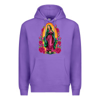 Purple our lady of guadalupe Premium Hoodie - Artiststas
