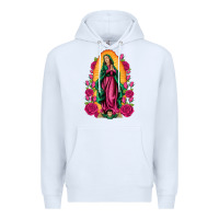 White our lady of guadalupe Premium Hoodie - Artiststas