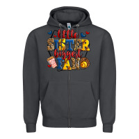 Smoke little sister biggest fan softball Zipper Hoodie - Jasminsmagicworld