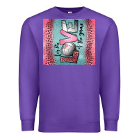 Purple for the love of the game volleyball Premium Sweatshirt - Jasminsmagicworld
