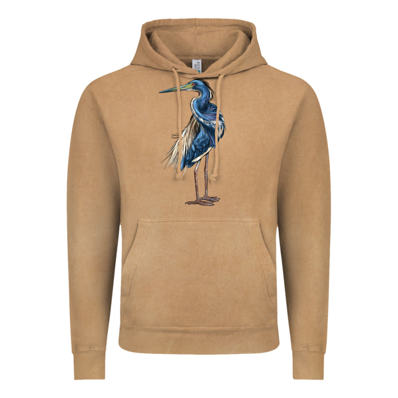Louisiana Heron Vintage Hoodie by LillyAllenDesigns | Teevron
