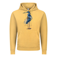 Vintage Mustard Louisiana Heron Vintage Hoodie - LillyAllenDesigns