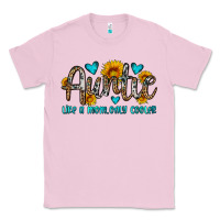 Bubblegum Pink auntie like a mom only cooler Classic Tee - OliviaCreatesArt
