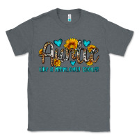 Charcoal Heather auntie like a mom only cooler Classic Tee - OliviaCreatesArt