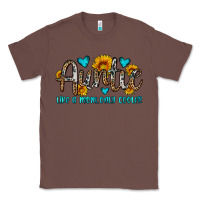 Chestnut auntie like a mom only cooler Classic Tee - OliviaCreatesArt