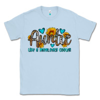 Dusty Blue auntie like a mom only cooler Classic Tee - OliviaCreatesArt