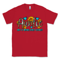 Red auntie like a mom only cooler Classic Tee - OliviaCreatesArt