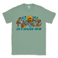 Sage auntie like a mom only cooler Classic Tee - OliviaCreatesArt
