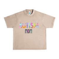 French Oak Titi Pretty Art Autism Mom Urban Heavy Tee - CowhideDigitalArt