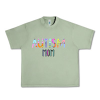Oil Green Titi Pretty Art Autism Mom Urban Heavy Tee - CowhideDigitalArt