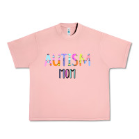 Salmon Titi Pretty Art Autism Mom Urban Heavy Tee - CowhideDigitalArt