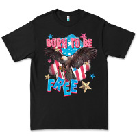 Black Born to be free Premium Tee - FaDigitalArtStudio