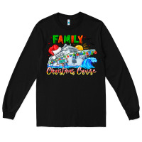 Black family 2024 christmas cruise Long Sleeve Tee - CowhideDigitalArt