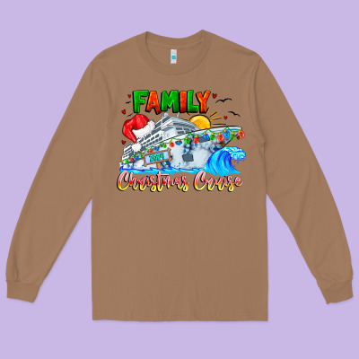 Family 2024 Christmas Cruise Long Sleeve Tee Designed By Cowhidedigitalart