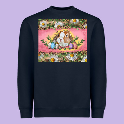 Easter Bunny And Eggs Heavyweight Sweatshirt Designed By Ranaportraitstore