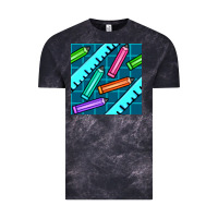 Cloud Black school pencil seamless pattern Vintage Tee - BundleAndBundleShop