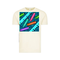 Vintage Arctic school pencil seamless pattern Vintage Tee - BundleAndBundleShop
