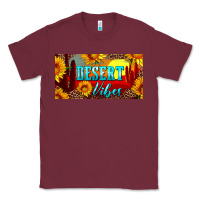 Burgundy desert vibes license plate Classic Tee - Artiststas