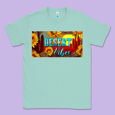 Desert Vibes License Plate Classic Tee Designed By Artiststas