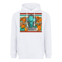 White fall thankfull cross Heavyweight Hoodie - Jasminsmagicworld