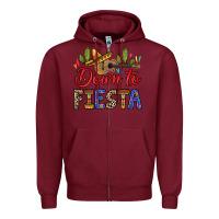 Burgundy Down to fiesta Zipper Hoodie - RanaPortraitStore