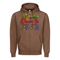 Chestnut Down to fiesta Zipper Hoodie - RanaPortraitStore