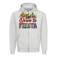 Dove Grey Down to fiesta Zipper Hoodie - RanaPortraitStore