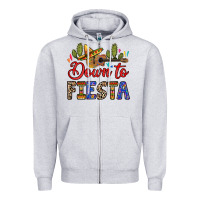Heather Grey Down to fiesta Zipper Hoodie - RanaPortraitStore