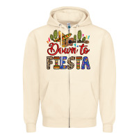 Sandshell Down to fiesta Zipper Hoodie - RanaPortraitStore