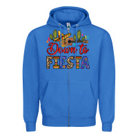True Royal Down to fiesta Zipper Hoodie - RanaPortraitStore