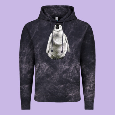 Baby Penguin Vintage Hoodie Designed By Lillyallendesigns