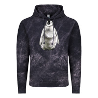 Cloud Black baby penguin Vintage Hoodie - LillyAllenDesigns