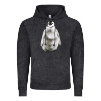 Vintage Black baby penguin Vintage Hoodie - LillyAllenDesigns