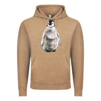 Vintage Coffee baby penguin Vintage Hoodie - LillyAllenDesigns
