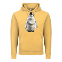 Vintage Mustard baby penguin Vintage Hoodie - LillyAllenDesigns