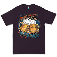 Plum I'm not drunk i'm patriotic Premium Tee - FaDigitalArtStudio