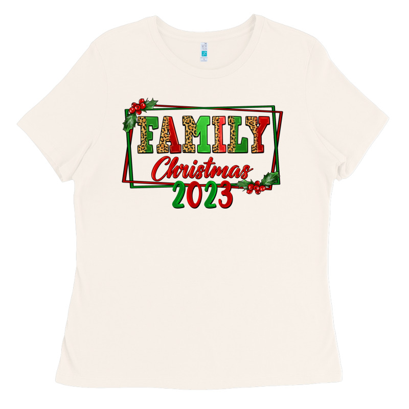 Family Christmas 2023 Ladies Tee by FaDigitalArtStudio | Teevron