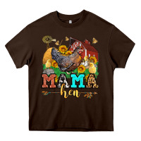 Chocolate Brown mama hen western olivia Heavy Core Tee - OliviaCreatesArt
