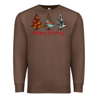 Chestnut happy holidays christmas trees Premium Sweatshirt - Jasminsmagicworld