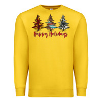 Lemon happy holidays christmas trees Premium Sweatshirt - Jasminsmagicworld