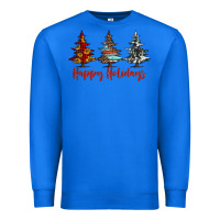 True Royal happy holidays christmas trees Premium Sweatshirt - Jasminsmagicworld