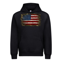 Black Camouflage Usa Flag Background Urban Hoodie - Jasminsmagicworld