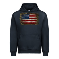Navy Camouflage Usa Flag Background Urban Hoodie - Jasminsmagicworld