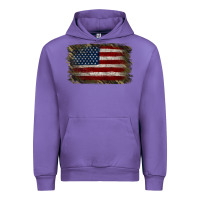 Tulip Camouflage Usa Flag Background Urban Hoodie - Jasminsmagicworld