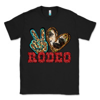 Black Peace Love Rodeo Classic Tee - Jasminsmagicworld