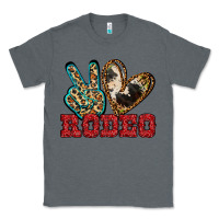 Charcoal Heather Peace Love Rodeo Classic Tee - Jasminsmagicworld