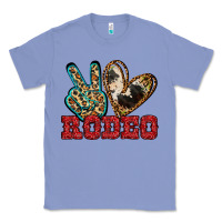 Colony Blue Peace Love Rodeo Classic Tee - Jasminsmagicworld