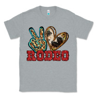 Heather Grey Peace Love Rodeo Classic Tee - Jasminsmagicworld