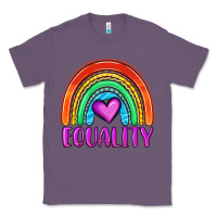 Lavender equality rainbow Classic Tee - OliviaCreatesArt