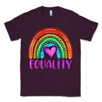 Plum equality rainbow Classic Tee - OliviaCreatesArt
